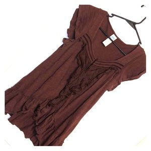 Brown long blouse